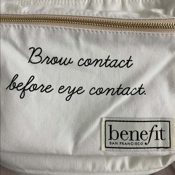 BENEFIT COSMETICS - white backpack - Picture 2 of 8